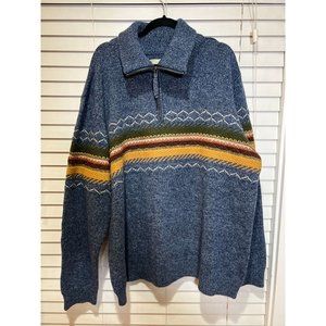 The Territory Ahead Men's Embroidered Wool‎ Sweater - Size XXL
